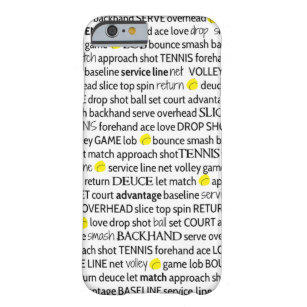 テニスはiPhone6ケースを名づけます Barely There iPhone 6 ケース