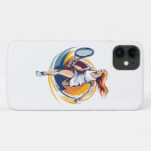 テニスをする女性 Case-Mate iPhoneケース (裏面(横))