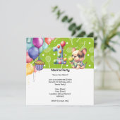 テニスをテーマにしたお祝いf1st誕生日 セーブザデート (スタンド正面)