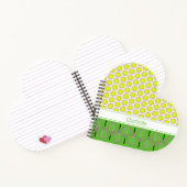 テニスをテーマにしたパターン名前をカスタムする ノートブック (内部)