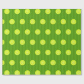 テニスをテーマにしたパーティー ラッピングペーパー (フラット)