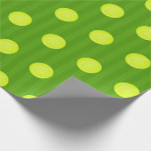 テニスをテーマにしたパーティー ラッピングペーパー (角)