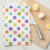 テニスをテーマにした キッチンタオル (四つ折り)