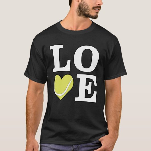 テニスを愛する Tシャツ (正面)