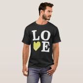テニスを愛する Tシャツ (正面フル)