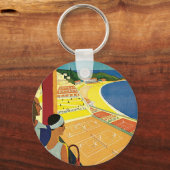 テニスアットモンテカルロ キーホルダー (正面)