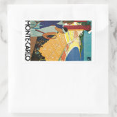 テニスアットモンテカルロ 長方形シール (バッグ)