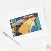 テニスアットモンテカルロ 長方形シール (封筒)