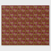 テニスアディクットネームエイジ誕生日 ラッピングペーパー (フラット)