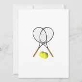 テニスイベント招待状 招待状 (裏面)