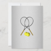 テニスイベント招待状 招待状 (裏面)