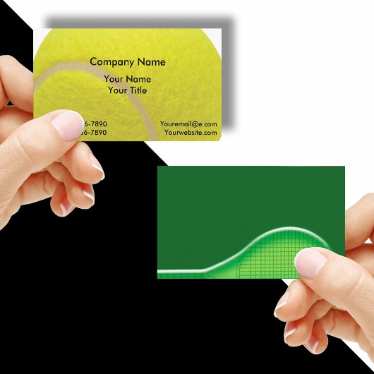 テニスインストラクター名刺 名刺