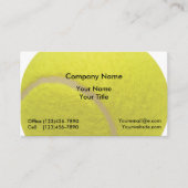 テニスインストラクター名刺 名刺 (正面)