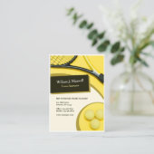 テニスインストラクター名刺 名刺 (スタンド正面)