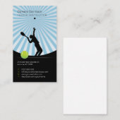 テニスインストラクター |プロフェッショナル 名刺 (正面/裏面)