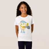 テニスエッグヘッドTシャツ Tシャツ (正面フル)