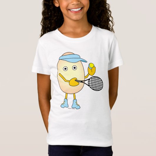 テニスエッグヘッドTシャツ Tシャツ (正面)