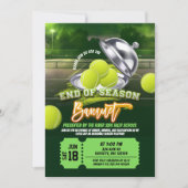 テニスエンドオブシーズンバンケットパーティの招待状 招待状 (正面)