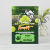 テニスエンドオブシーズンバンケットパーティの招待状 招待状 (スタンド正面)