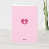 テニスエースおもしろいバレンタインことわざfor Her Sports C カード (裏面)