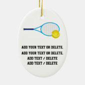 テニスオーナメント- SRF セラミックオーナメント (裏面)