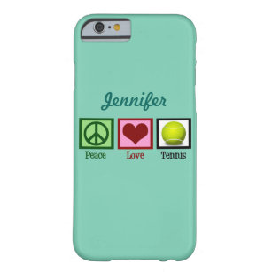 テニスカスタムティール（緑がかった色） BARELY THERE iPhone 6 ケース