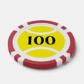 テニスカスタムトランプのポーカーロゴ付きチップ ポーカーチップ (シングル)