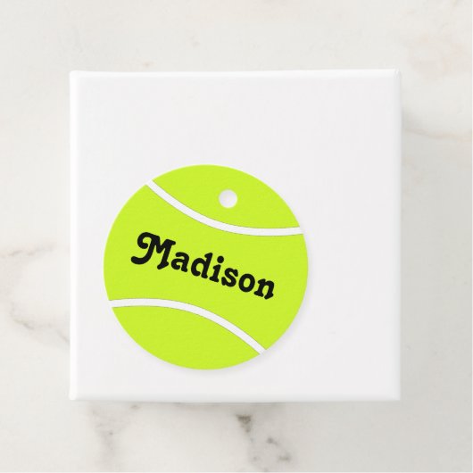 テニスカスタムパーティー選手の名前または文字 フェイバータグ (インサイチュ)