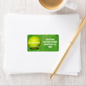 テニスカスタムボール住所 シール (インサイチュ)