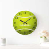 テニスカスタムボール時計 ラージ壁時計 (ホーム)