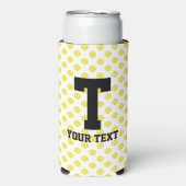 テニスカスタムボール模様のスリム缶クーラー スリム缶クーラー (Seltzer正面)