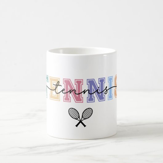 テニスカラフル選手 コーヒーマグカップ (中央)
