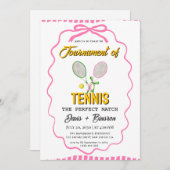 テニスカントリークラブ 招待状 (正面/裏面)