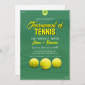テニスカントリークラブ 招待状 (正面/裏面)