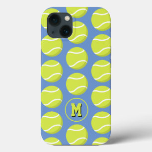 テニスガーリーボールのモノグラムの模様 iPhone 13ケース