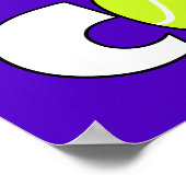 テニスガールおもしろいクイーンズオブザコート壁ポスター ポスター (角)