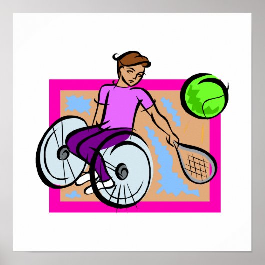 テニスガール ポスター (正面)