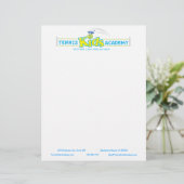 テニスキッズアカデミーカスタムレターヘッドテンプレート レターヘッド (スタンド正面)