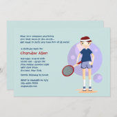 テニスキッド招待状 招待状 (正面/裏面)