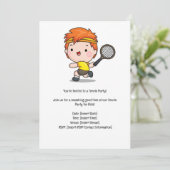 テニスキッド誕生日パーティー 招待状 (スタンド正面)