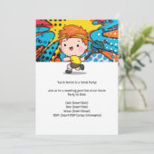 テニスキッド誕生日パーティー 招待状 (スタンド正面)