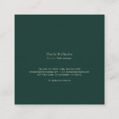 テニスクラブのメンバーエレガントー ロイヤリティカード (裏面)