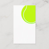 テニスクラブの名刺 名刺 (裏面)