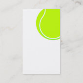 テニスクラブの名刺 名刺 (裏面)