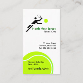 テニスクラブの名刺 名刺