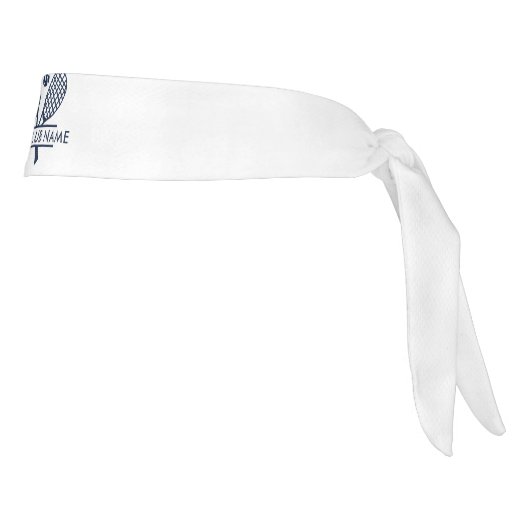 テニスクラブカスタムのラケットとボールアイコン タイヘッドバンド (回転90)