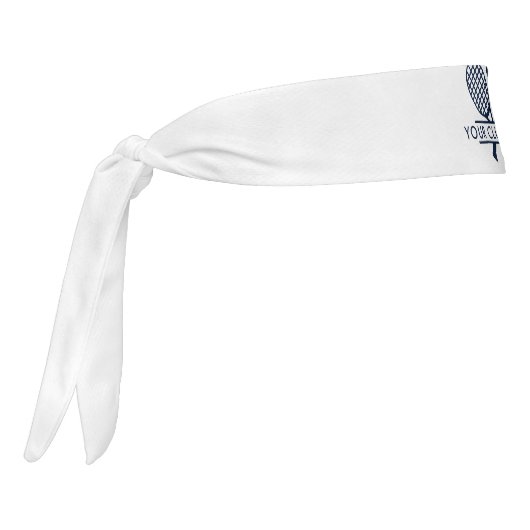 テニスクラブカスタムのラケットとボールアイコン タイヘッドバンド (回転270)