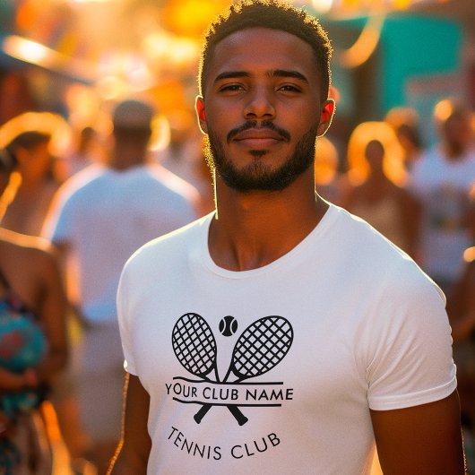 テニスクラブチームプレーヤーカスタムコーチ Tシャツ