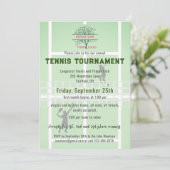 テニスクラブトーナメントロゴ 招待状 (スタンド正面)