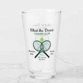 テニスクラブバーパブラウンジバービール タンブラーグラス (裏面)